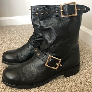Jimmy Choo Studded Moto Boot (new)